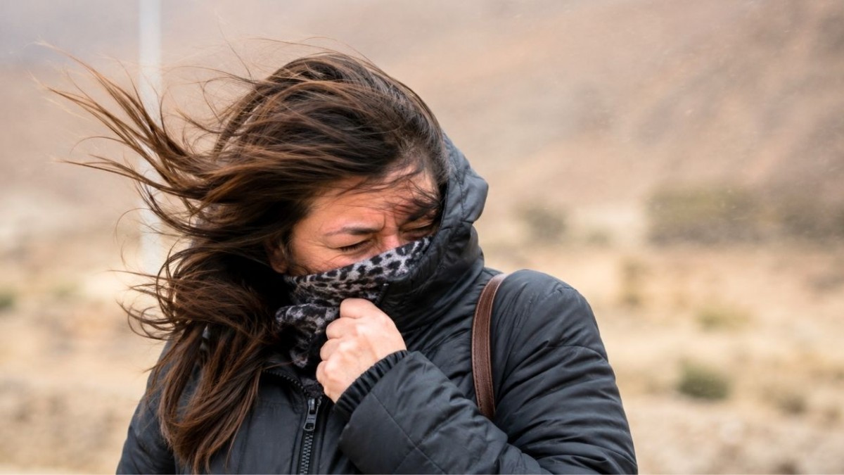 viento fuerte